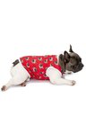 Roupa pet personalizada vermelho
