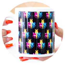 caneca personalizada preta