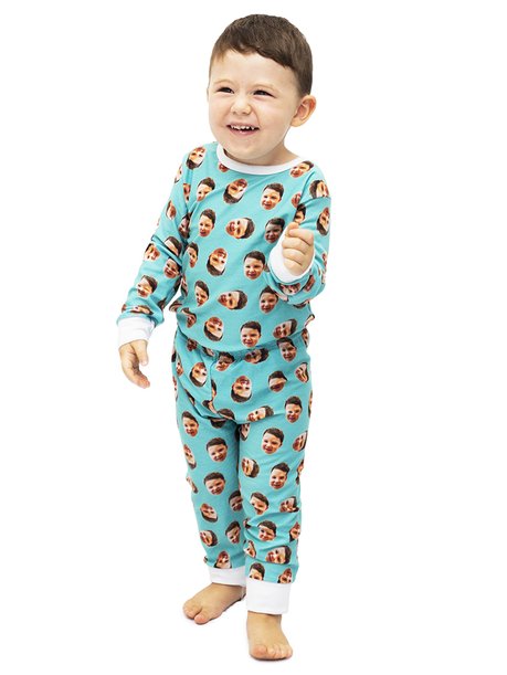 Pijamaa personalizado body baby longo turquesa