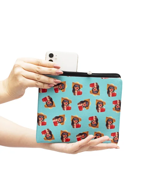 Necessaire Personalizada turquesa