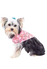 bandana pet personalizada rosa