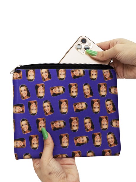 02 necessaire personalizada roxo