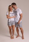 03 pijama casal curto eu te amo mas as vezes da vontade de