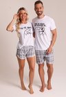 06 pijama casal curto eu te amo mas as vezes da vontade de