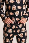 22 pijama casal personalizado com foto longo preto