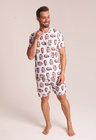 11 pijama casal personalizado com foto curto branco