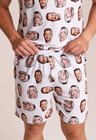 13 pijama casal personalizado com foto curto branco