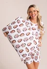 17 pijama casal personalizado com foto curto branco