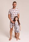 21 pijama casal personalizado com foto curto branco