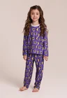 20 pijama casal personalizado com foto longo roxo m g