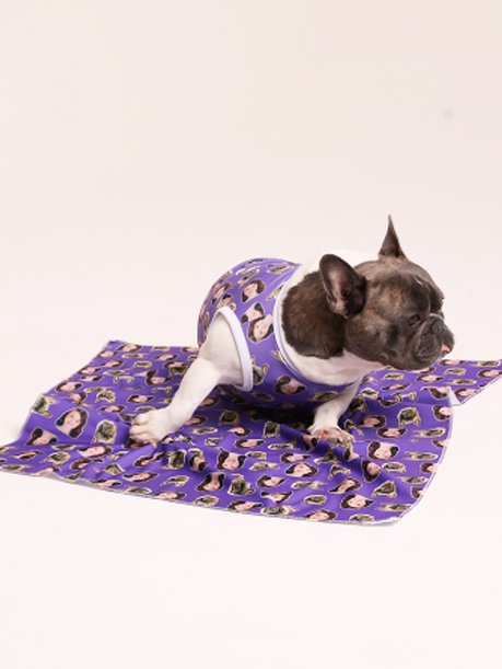 38 pijama casal personalizado com foto longo roxo m g