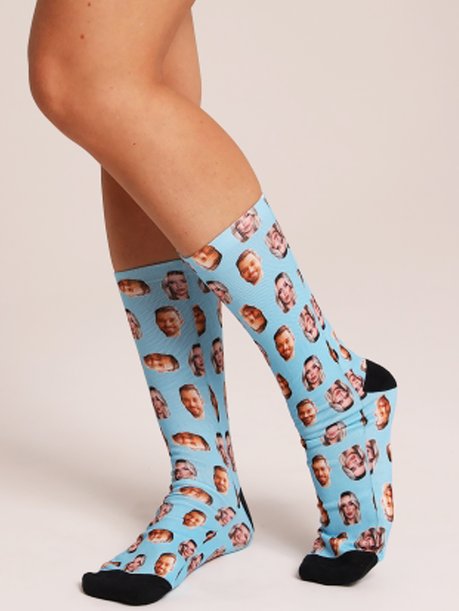 04 pijama personalizado feminino curto fronha tapa olho meia azul bebe m