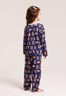 38 pijama personalizado infantil longo azul marinho