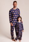 40 pijama personalizado infantil longo azul marinho