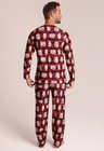 03 pijama personalizado masculino longo xadrez red