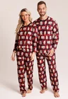 10 pijama personalizado masculino longo xadrez red