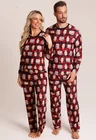 13 pijama personalizado masculino longo xadrez red