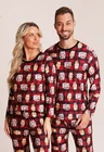 14 pijama personalizado masculino longo xadrez red