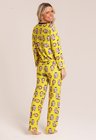 12 pijama personalizado feminino longo amarelo