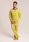 17 pijama personalizado feminino longo amarelo