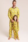 22 pijama personalizado feminino longo amarelo