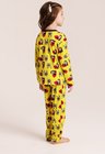 46 pijama personalizado feminino longo amarelo