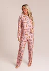 14 pijama personalizado feminino longo rosa salmao