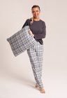 33 pijama feminino longo grey
