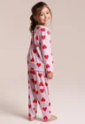 15 pijama feminino longo coracoes love