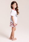 16 pijama infantil unissex curto girl power