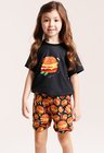 31 short doll feminino hamburguer