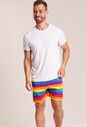 17 short masculino arco iris