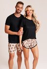 40 short casal personalizado com foto bege