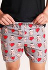 18 short casal personalizado com foto cinza