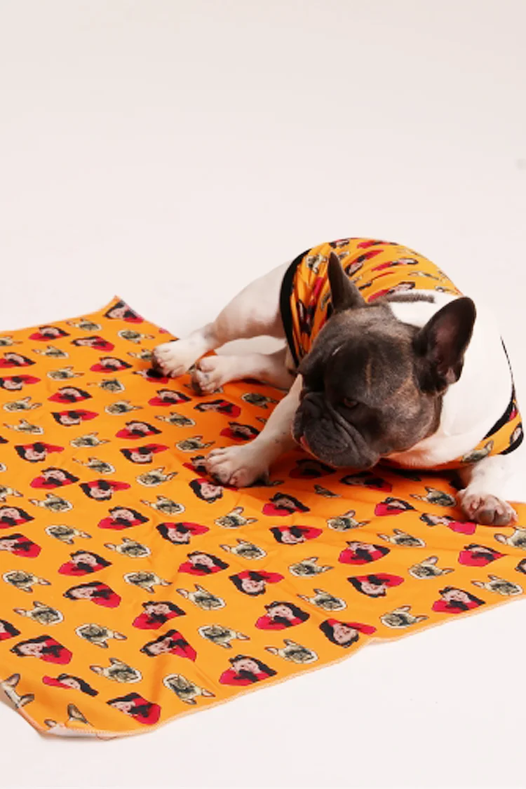 03 manta pet personalizada laranja
