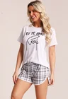 12 pijama feminino curto eu te amo