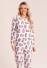 01 pijama personalizado feminino inverno branco