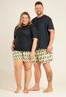 01 kit casal short personalizado plus size unissex verde menta