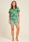 05 pijama feminino curto natal hoho green