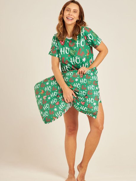 06 fronha de travesseiro natal hoho green