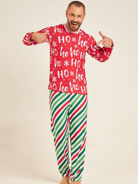 07 tal pai tal pet pijama masculino longo e roupa pet natal hoho