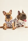 08 roupa pet personalizada listras pretas
