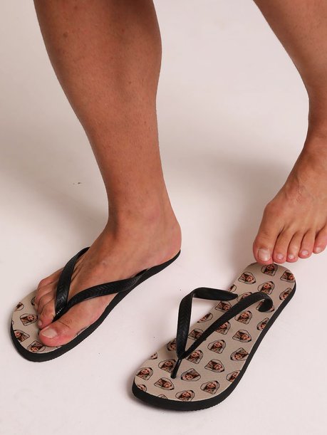 03 chinelo personalizado bege