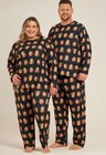 02 kit casal pijama personalizado plus size unissex preto