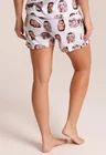 04 short tactel feminino branco