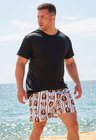 02 short personalizado masculino listras