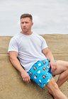 25 short personalizado masculino azul