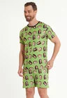 07 pijama personalizado masculino curto pistache
