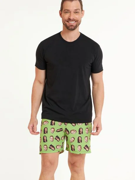 05 short personalizado feminino pistache