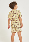 04 pijama infantil curto manteiga